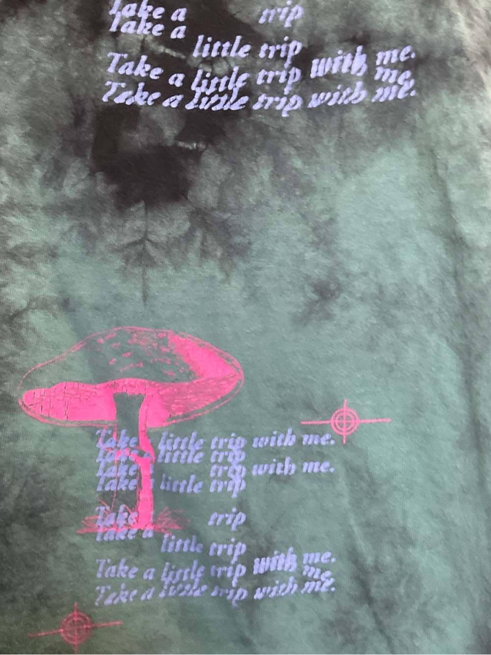 Tie-Dye Graphic Tee-Women med - Men Small A++